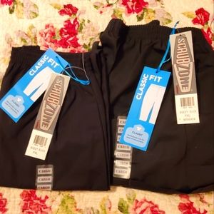 2 pair of  Womens Landau Scrub Zone Cargo  Pants Black 2XL petite, NWT